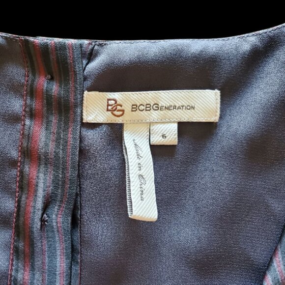 BCBGeneration Stylish Satiny Dress for Evening, Formal, or Wedding Wear - Picture 4 of 14